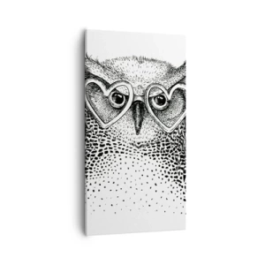 Impression sur toile - Image sur toile - Sagement et avec amour - 55x100 cm