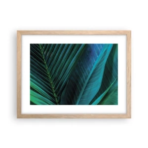 Affiche dans un chêne clair - Poster - L'anatomie du vert - 40x30 cm