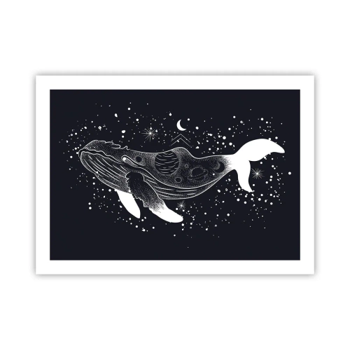 Affiche - Poster - Dans l'océan de l'univers - 70x50 cm