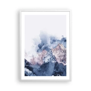 Affiche dans un cadre blanc - Poster - Ce sont des sommets ! - 50x70 cm