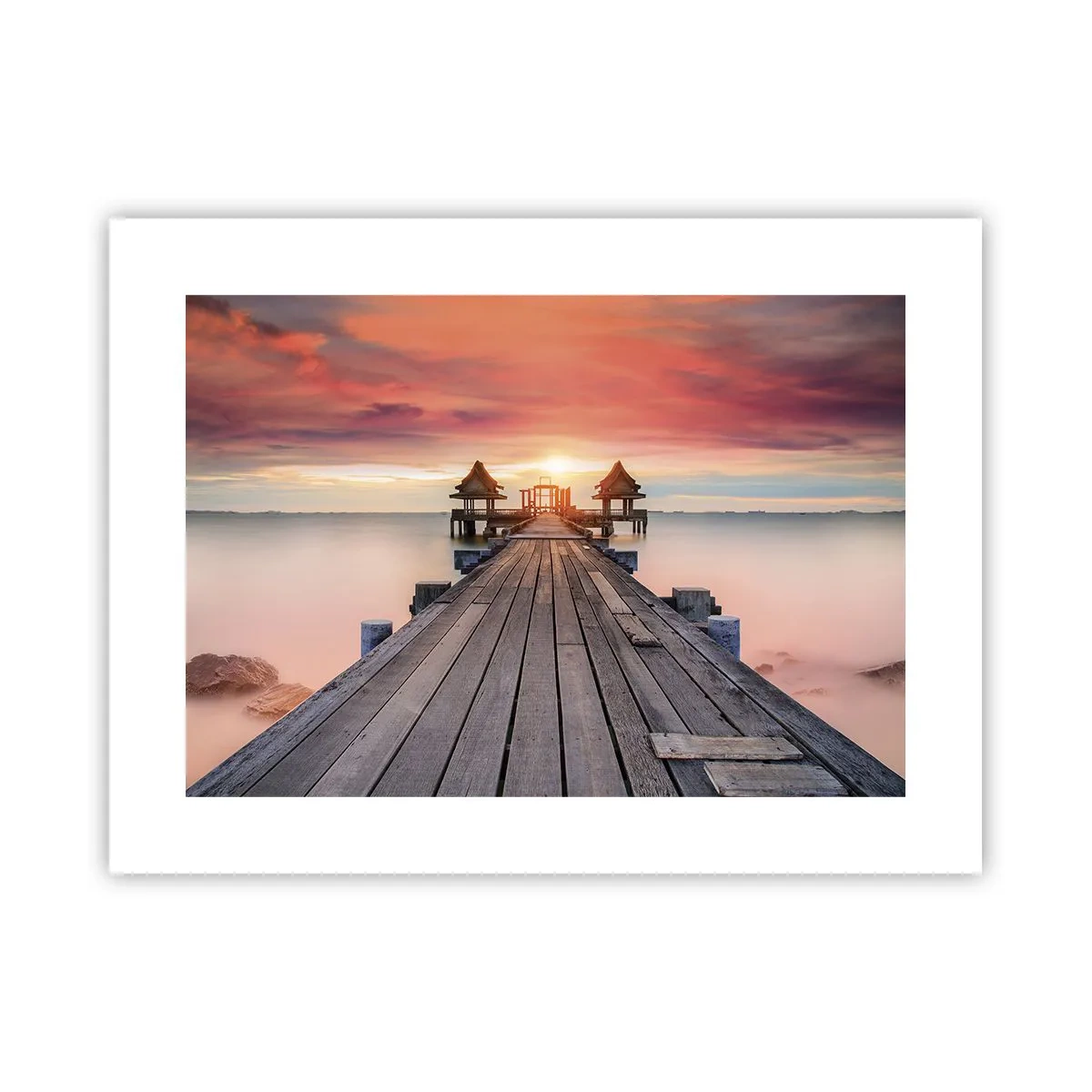 Affiche - Poster - L'Ouest à l'Est - 40x30 cm