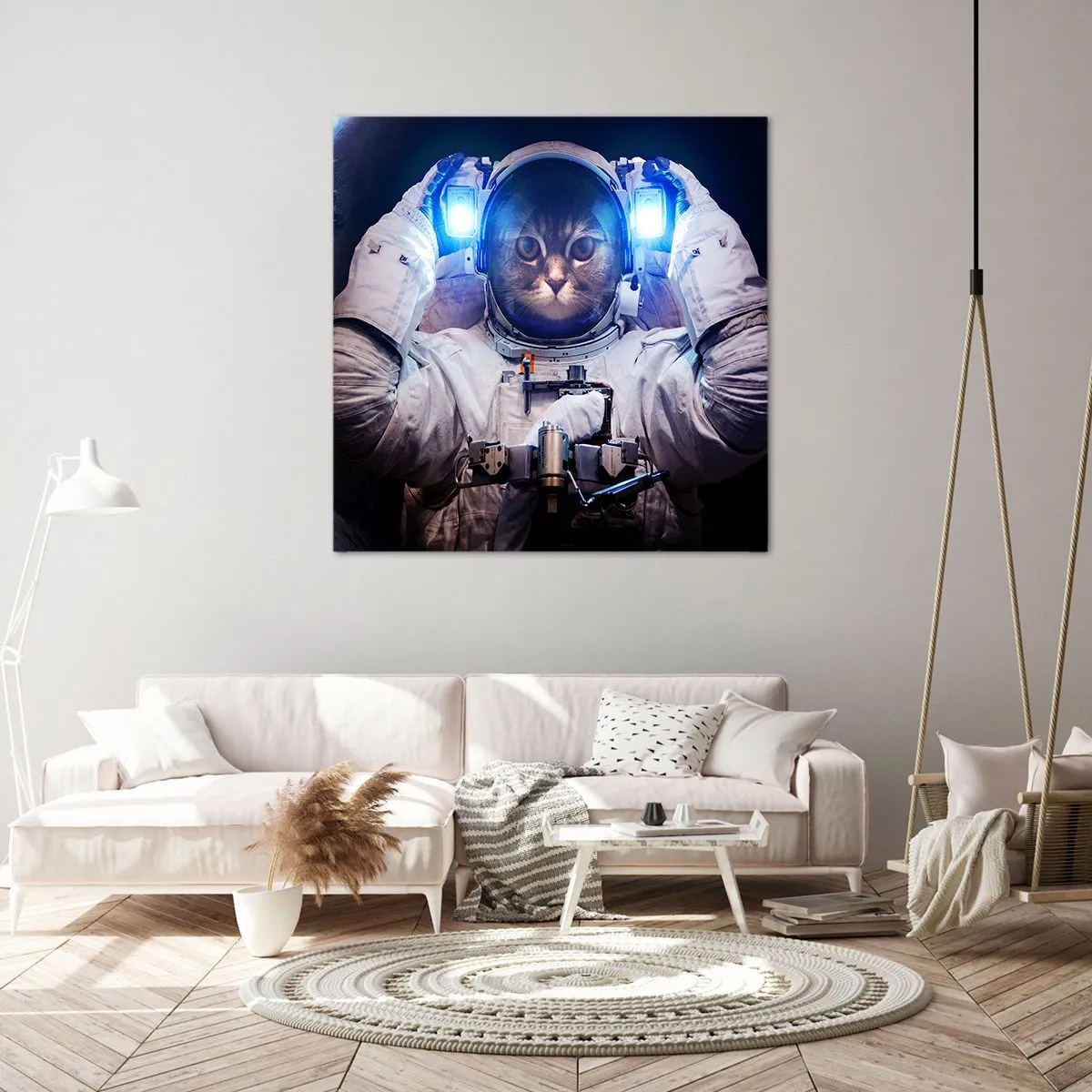 Impression sur toile - Image sur toile - Houston, vous avez un problème - 40x40 cm