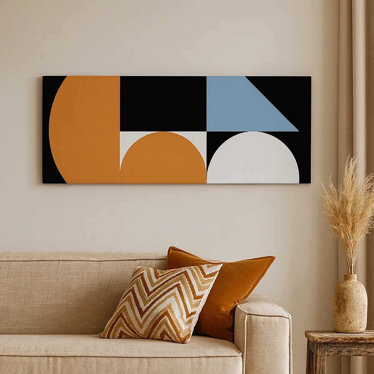 Impression sur toile - Image sur toile - Rangement de figures - 30x30 cm