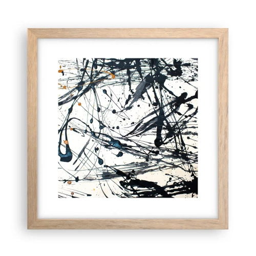 Affiche dans un chêne clair - Poster - Ca a du sens ou ça n'en a pas ? - 30x30 cm