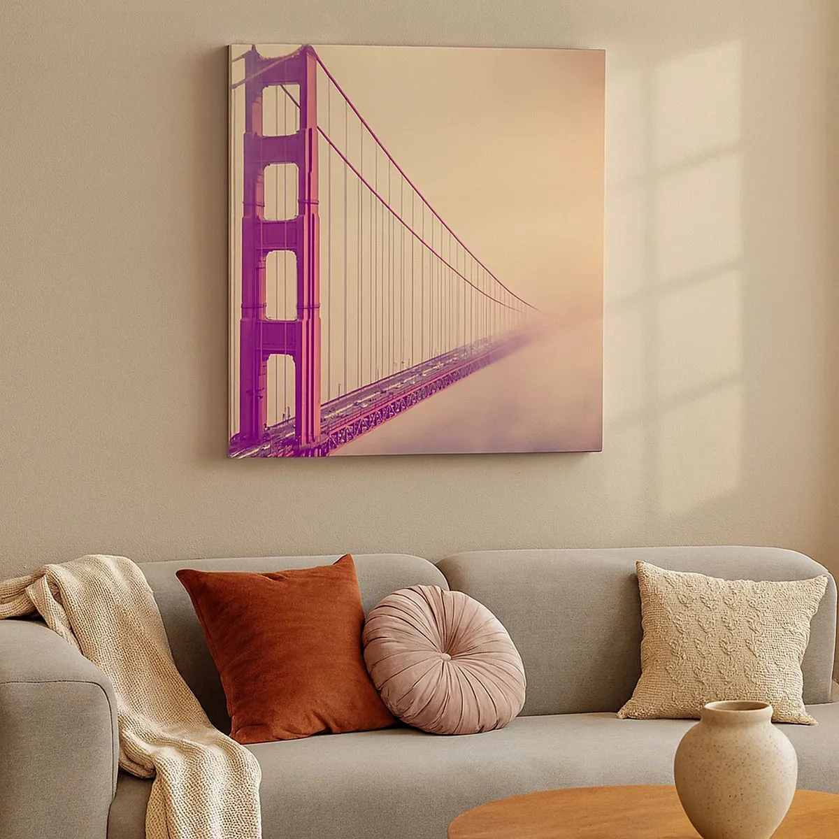 Impression sur toile - Image sur toile - Entre ciel et terre - 30x30 cm