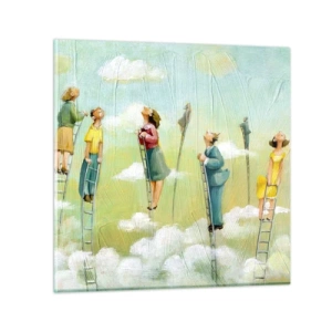 Impression sur verre - Image sur verre - Derrière ton rêve - 30x30 cm