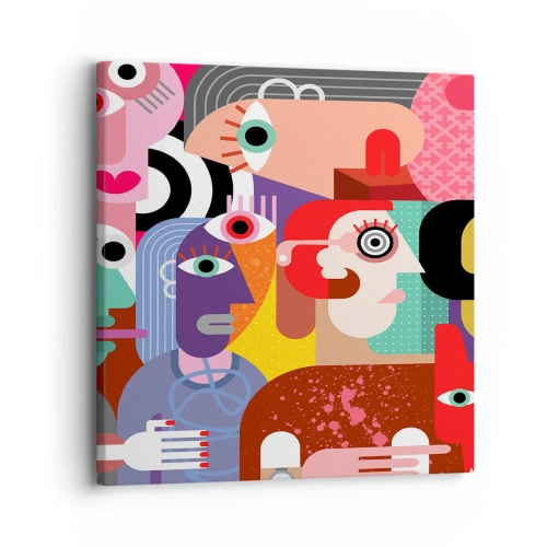 Impression sur toile - Image sur toile - Nous par M. Picasso - 30x30 cm