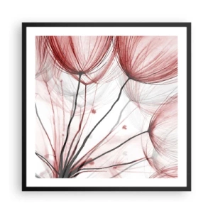 Affiche dans un cadre noir - Poster - Avant le départ - 60x60 cm