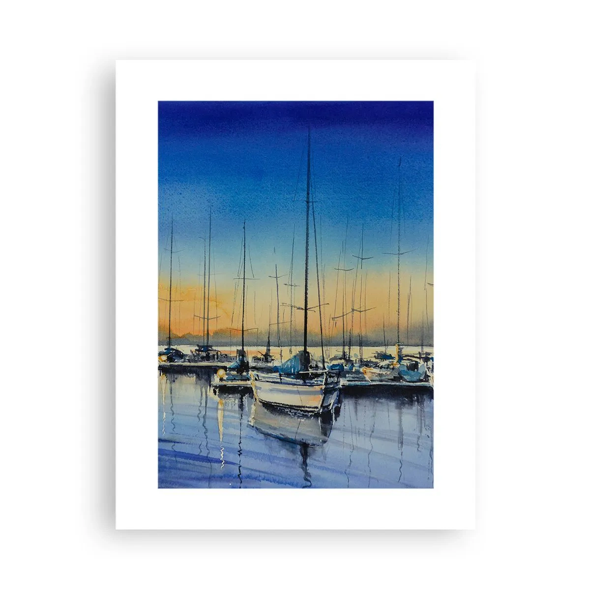 Affiche - Poster - Fin d'une belle journée - 30x40 cm