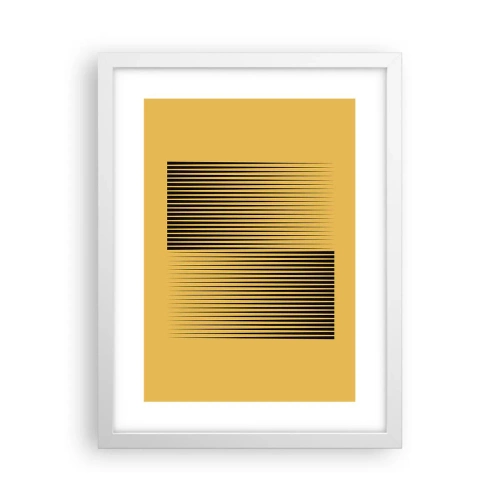Affiche dans un cadre blanc - Poster - Cadre opposé - 30x40 cm
