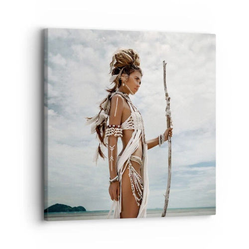 Impression sur toile - Image sur toile - Reine des tropiques - 30x30 cm