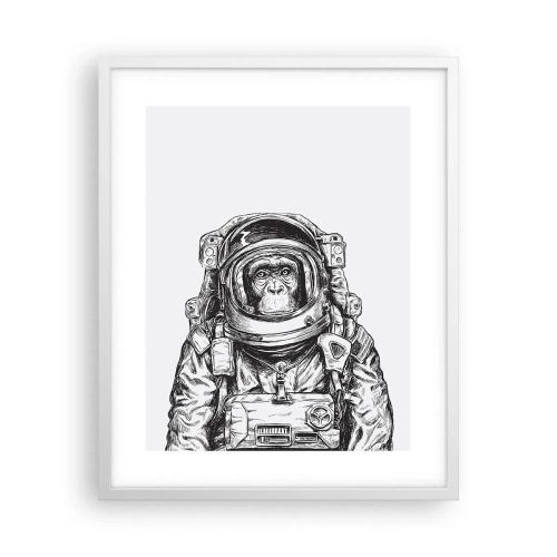 Affiche dans un cadre blanc - Poster - Évolution alternative - 40x50 cm