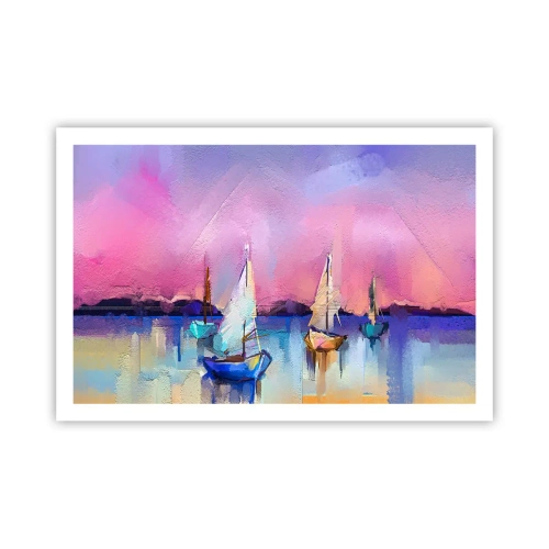 Affiche - Poster - Direction: les eaux larges - 91x61 cm