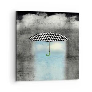 Impression sur toile - Image sur toile - Et pourtant c'est possible - 70x70 cm