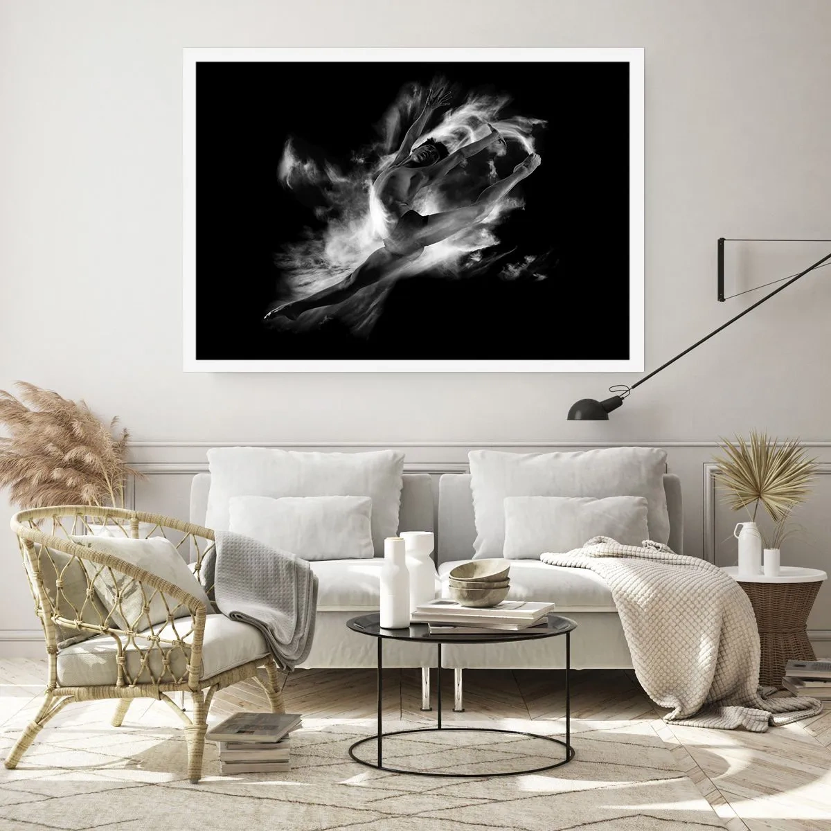 Affiche - Poster - Coincé en l'air - 40x30 cm