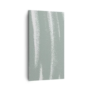 Impression sur toile - Image sur toile - Abstraction dans un climat hivernal - 45x80 cm