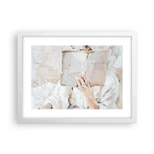 Affiche dans un cadre blanc - Poster - Dans un autre monde - 40x30 cm