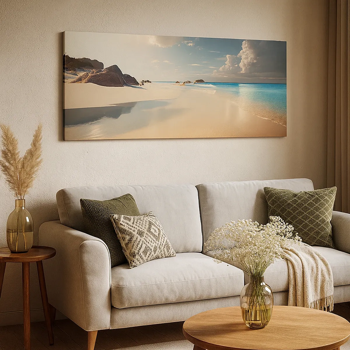 Impression sur toile - Image sur toile - Une journée de rêve - 30x30 cm