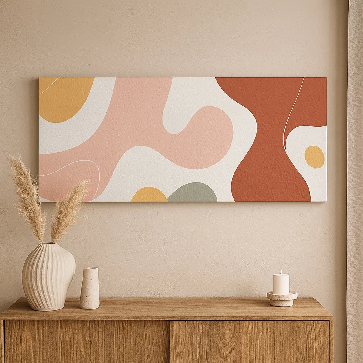 Impression sur toile - Image sur toile - Entrelac - 30x30 cm