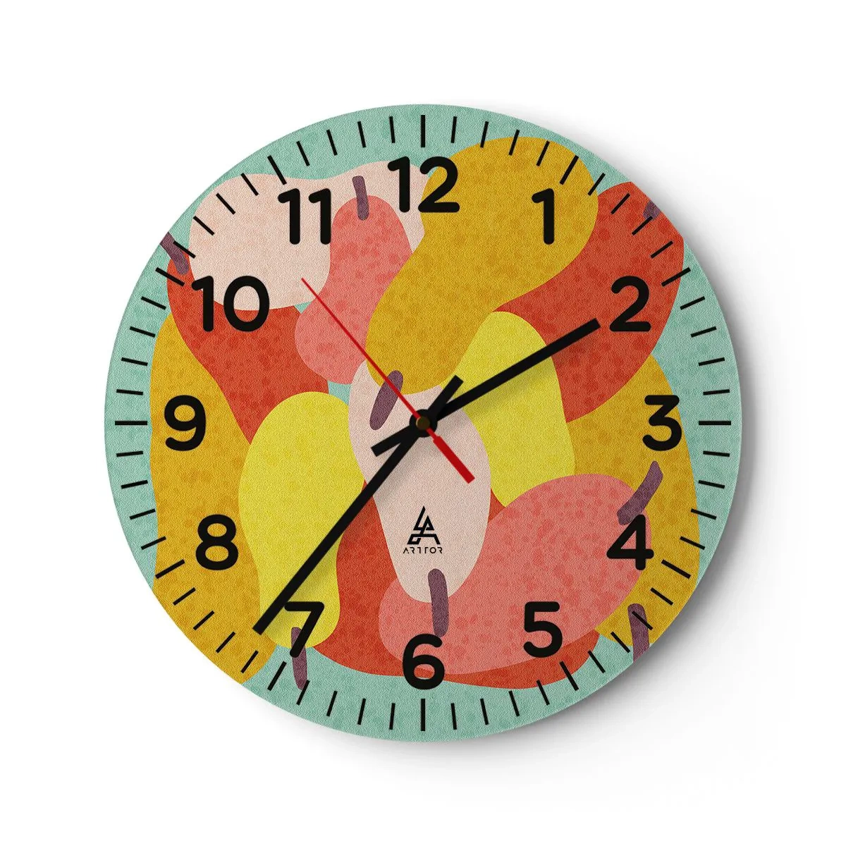 Horloge murale - Pendule murale - Essayez le soleil d'été - 40x40 cm