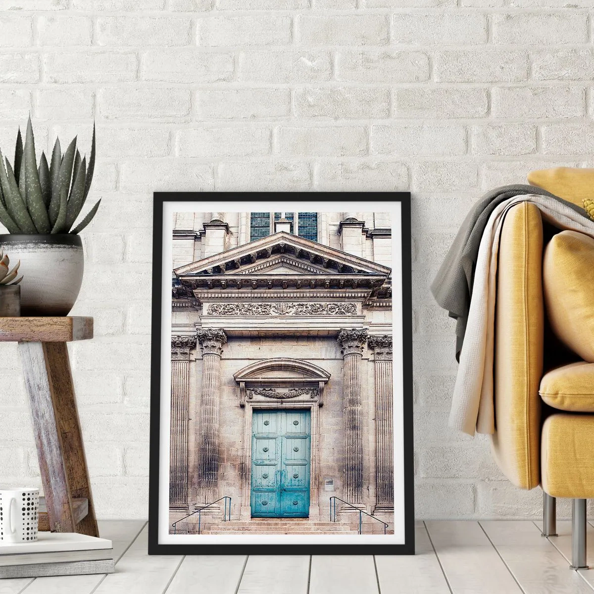 Affiche dans un cadre noir - Poster - La porte d'entrée vers le monde de l'esprit - 40x50 cm