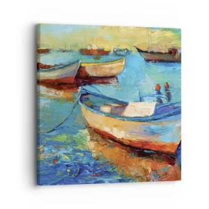 Impression sur toile - Image sur toile - Dans la baie du sud - 30x30 cm