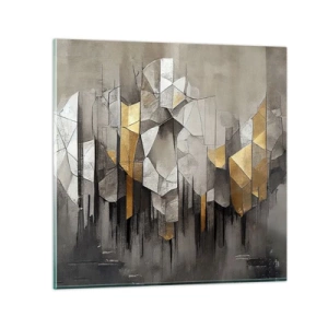 Impression sur verre - Image sur verre - Composition de glace et de lumière - 60x60 cm