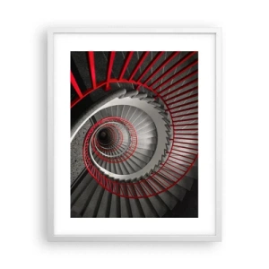 Affiche dans un cadre blanc - Poster - Amusement architectural - 40x50 cm