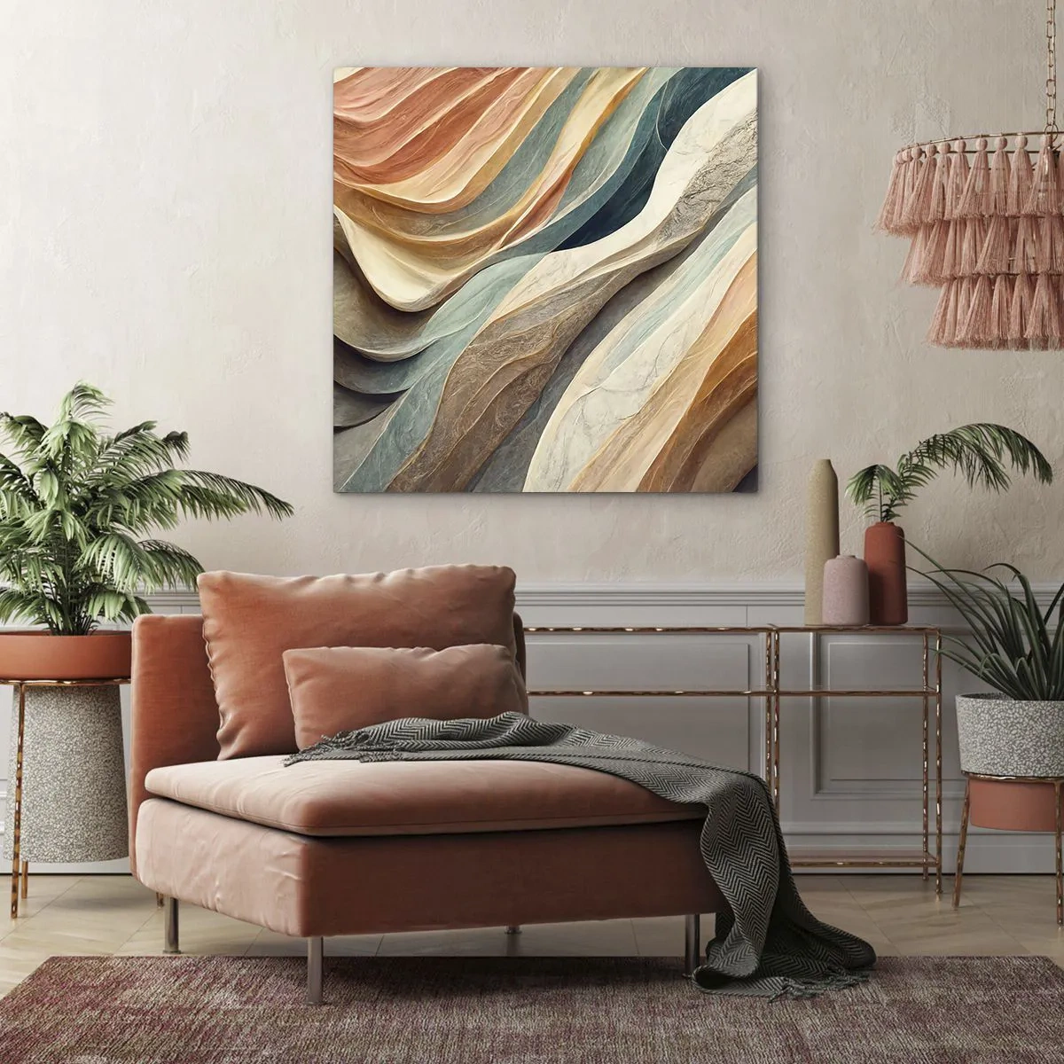 Impression sur toile - Image sur toile - Le moment avant le changement - 70x70 cm
