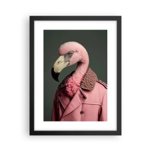 Affiche dans un cadre noir - Poster - La vraie élégance - 30x40 cm