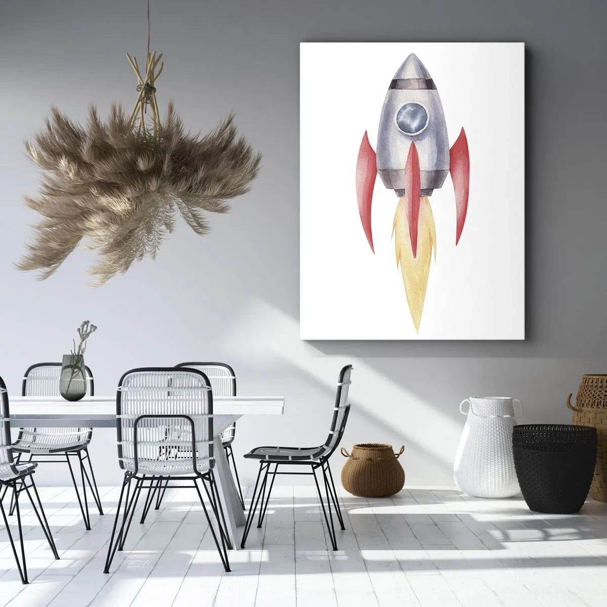 Impression sur toile - Image sur toile - Plus haut, plus vite, plus loin - 65x120 cm