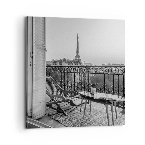 Impression sur toile - Image sur toile - Après-midi parisien - 60x60 cm