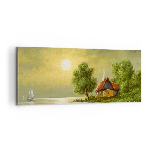 Impression sur toile - Image sur toile - Beau, comme une image - 100x40 cm