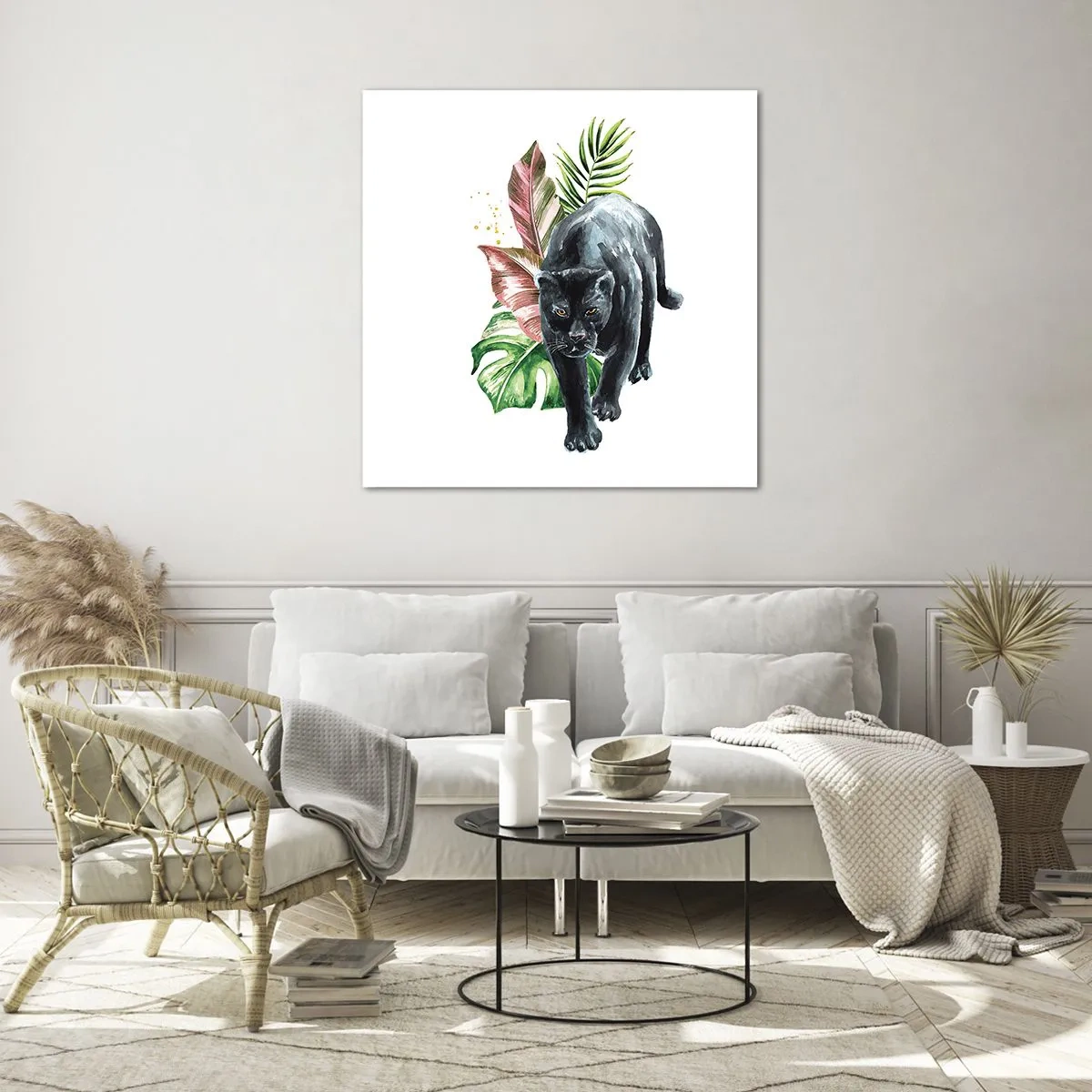 Impression sur verre - Image sur verre - Sauvagerie du coeur - 70x70 cm