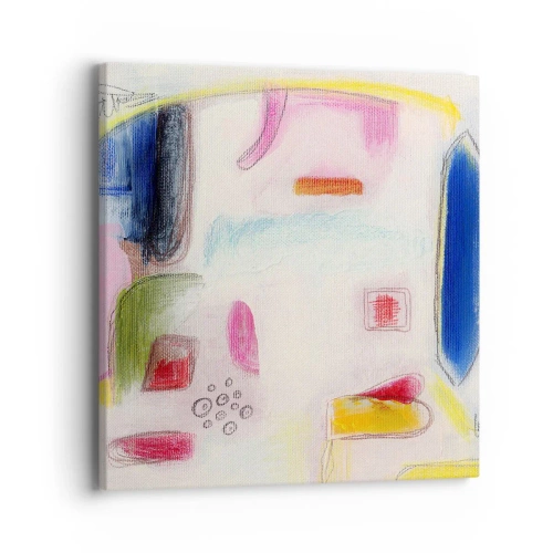 Impression sur toile - Image sur toile - Plus convexe que concave ou plat - 40x40 cm