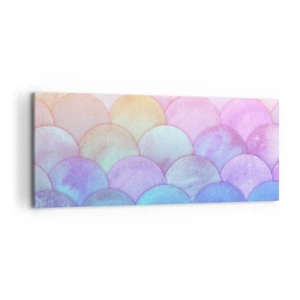 Impression sur toile - Image sur toile - Écailles de perles - 100x40 cm