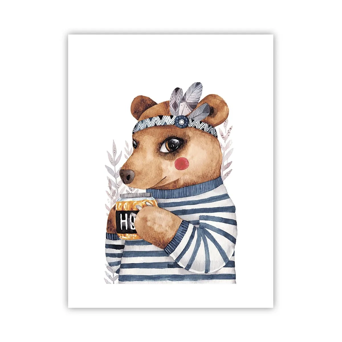 Affiche - Poster - Un nounours trop mignon - 30x40 cm