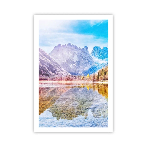 Affiche - Poster - C'est déjà le printemps à la montagne - 61x91 cm