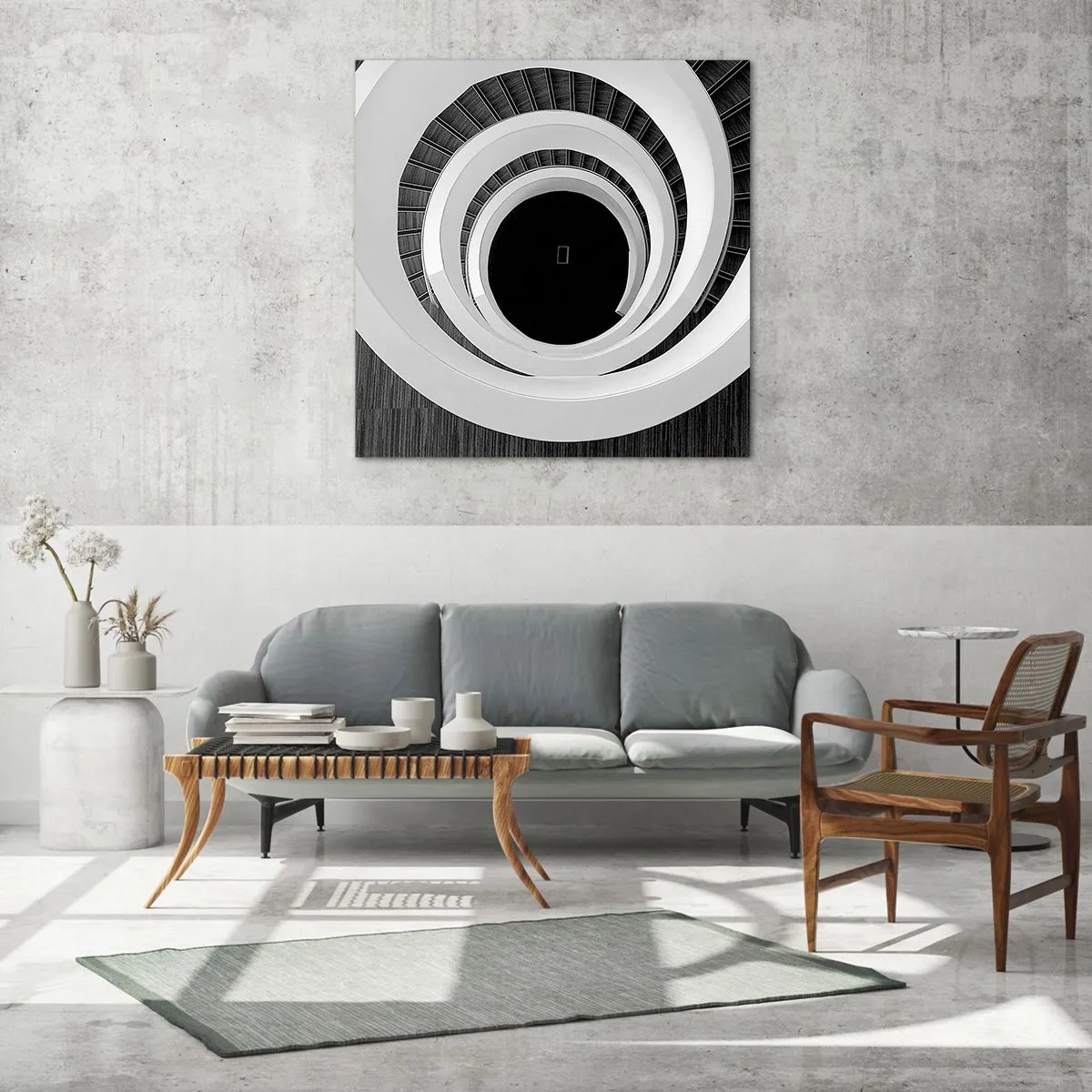 Impression sur verre - Image sur verre - Les choses concrêtes - 70x70 cm