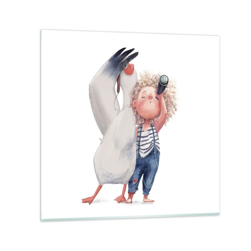 Impression sur verre - Image sur verre - Plan de grand voyage - 70x70 cm