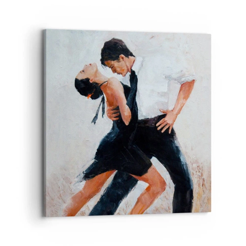 Impression sur toile - Image sur toile - Tango de mes rêves et pensées - 70x70 cm