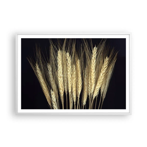 Affiche dans un cadre blanc - Poster - Magie rustique - 100x70 cm