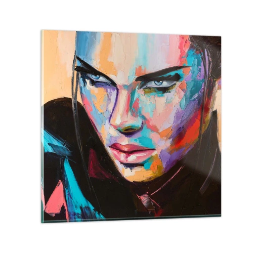 Impression sur verre - Image sur verre - Le coeur sauvageon - 30x30 cm