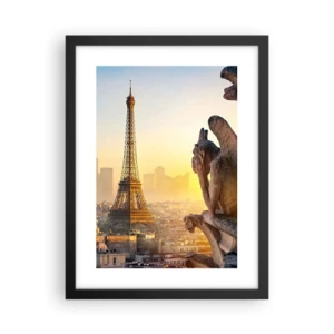 Affiche dans un cadre noir - Poster - Tellement de choses ont changés... - 30x40 cm