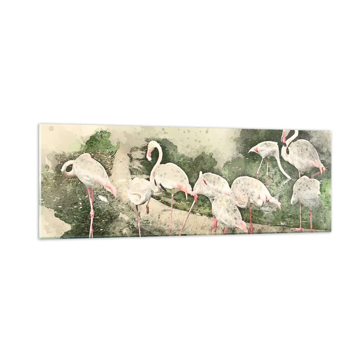 Impression sur verre - Image sur verre - Rêve exotique - 90x30 cm