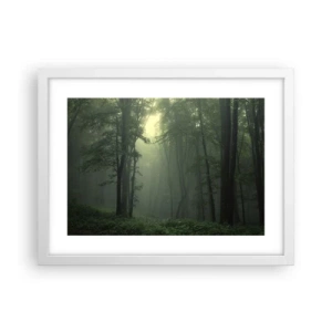 Affiche dans un cadre blanc - Poster - Avant qu'il ne se réveille - 40x30 cm