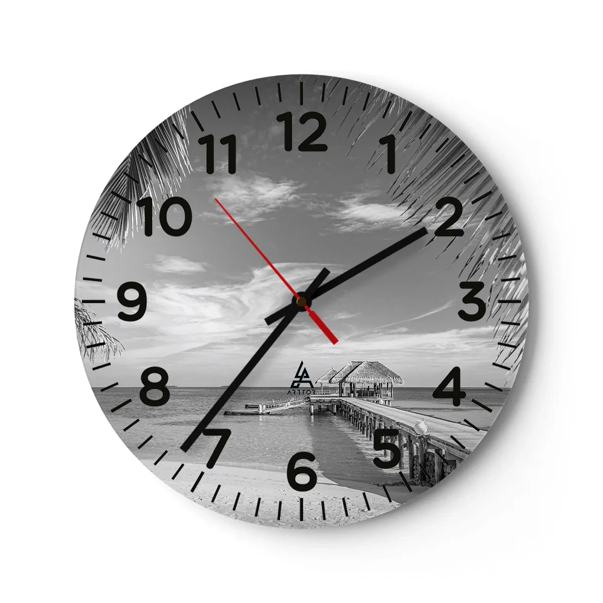 Horloge murale - Pendule murale - Souvenirs ou rêve? - 40x40 cm