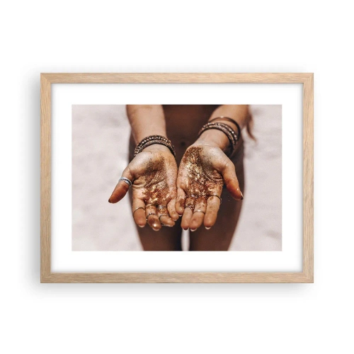 Affiche dans un chêne clair - Poster - Un don pour vous - 40x30 cm