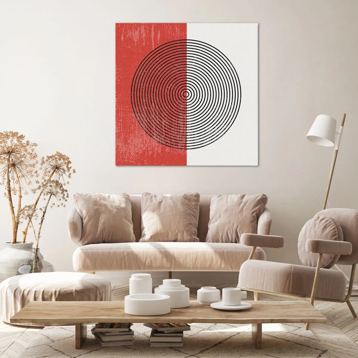 Impression sur toile - Image sur toile - Dans le mille - 60x60 cm