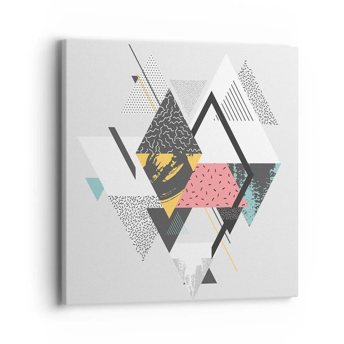 Impression sur toile - Image sur toile - Variation sur triangle et losange - 40x40 cm